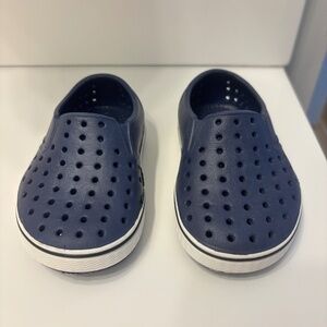 Navy Blue Native Miles Toddler Shoe Size C5